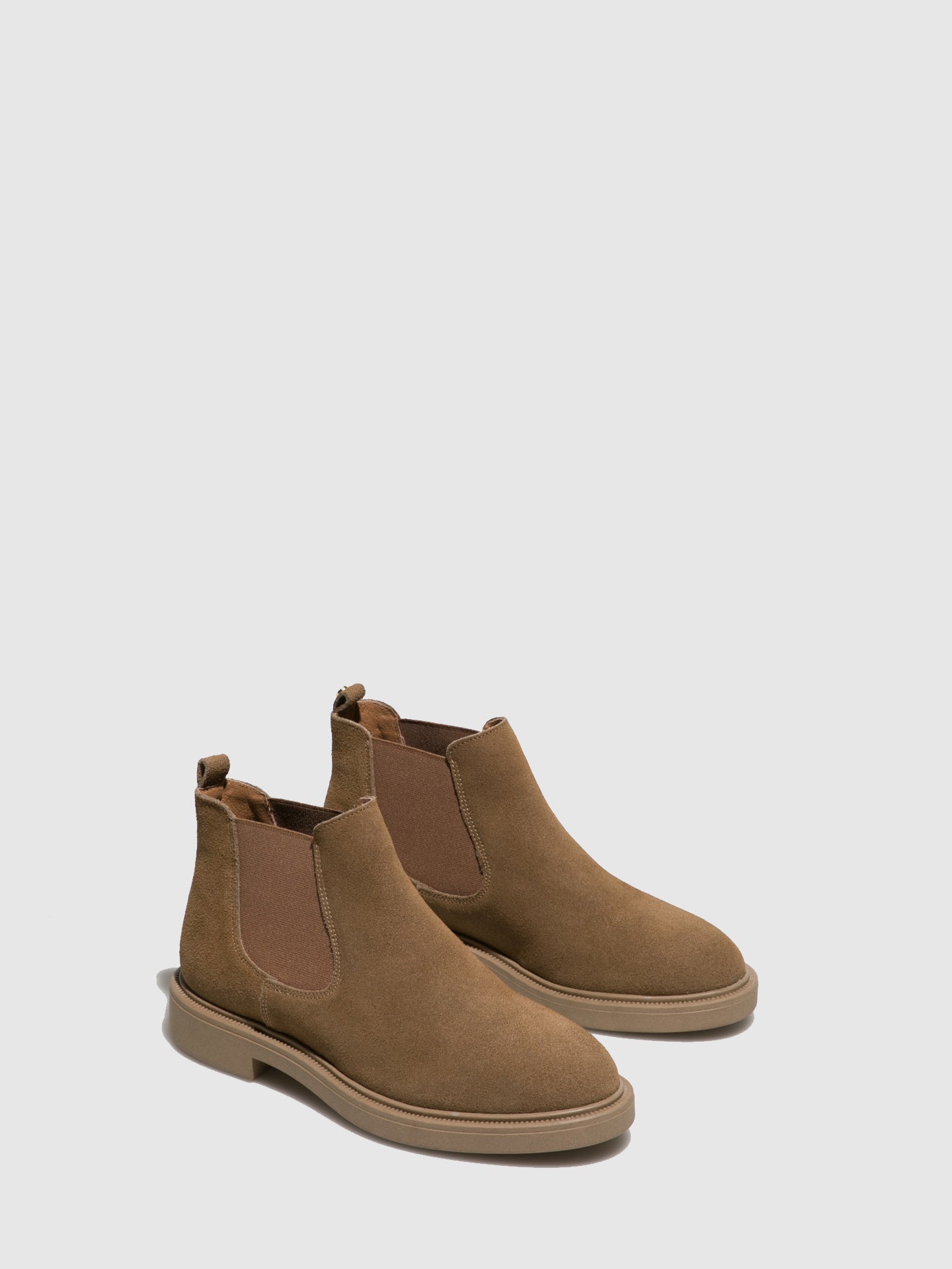 Foreva Taupe Chelsea Ankle Boots